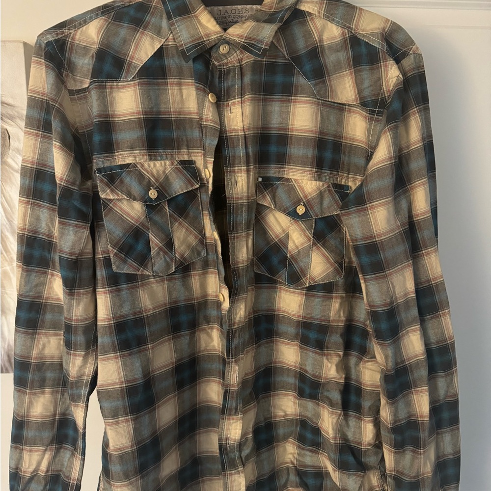 $50 Bundle sale- J.A.C.H.S shirt XL, Dockers shirt Large, and ASOS Jean shirt M
